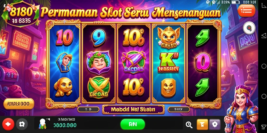 Tampilan menarik gameplay Slot 8180 yang mengasyikkan.