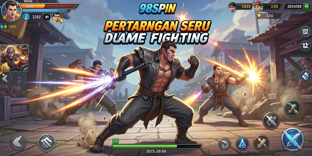 Gameplay menegangkan dan menantang di arena pertarungan 98SPIN.