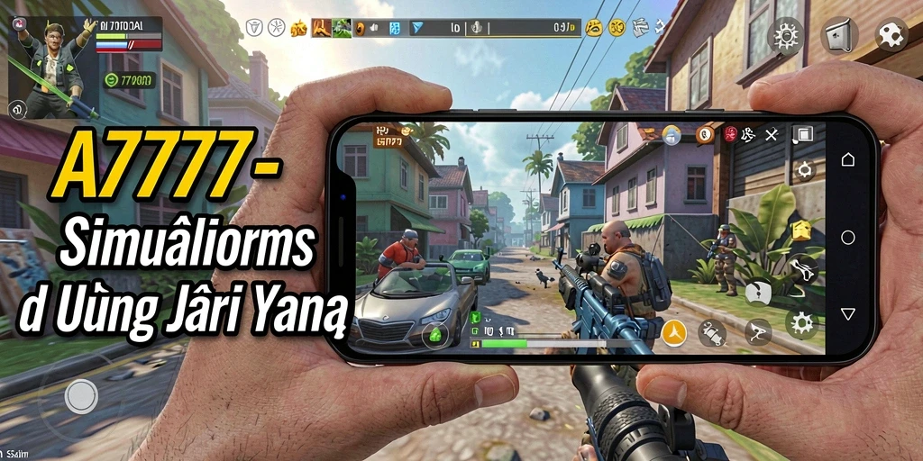 Tangkapan layar A7777 menampilkan aksi gameplay Simulation yang menegangkan.