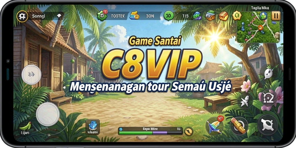 Tampilan menarik dari gameplay C8VIP yang mengasyikkan dan penuh warna.