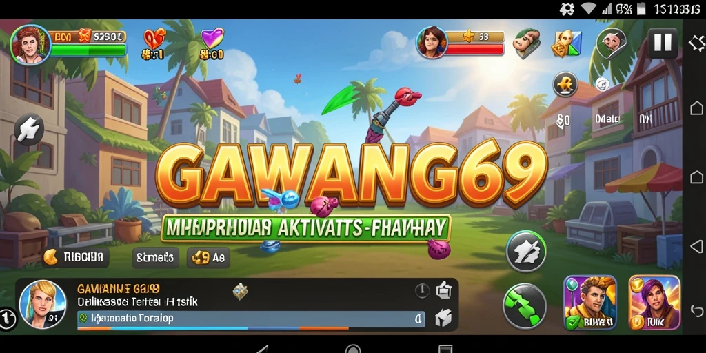 Antarmuka aplikasi GAWANG69 yang sederhana dan fungsional.