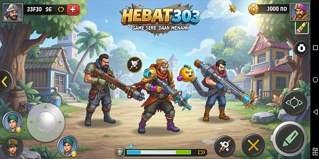 Tangkapan layar HEBAT303 menampilkan karakter dalam aksi gameplay Idle yang menyenangkan.