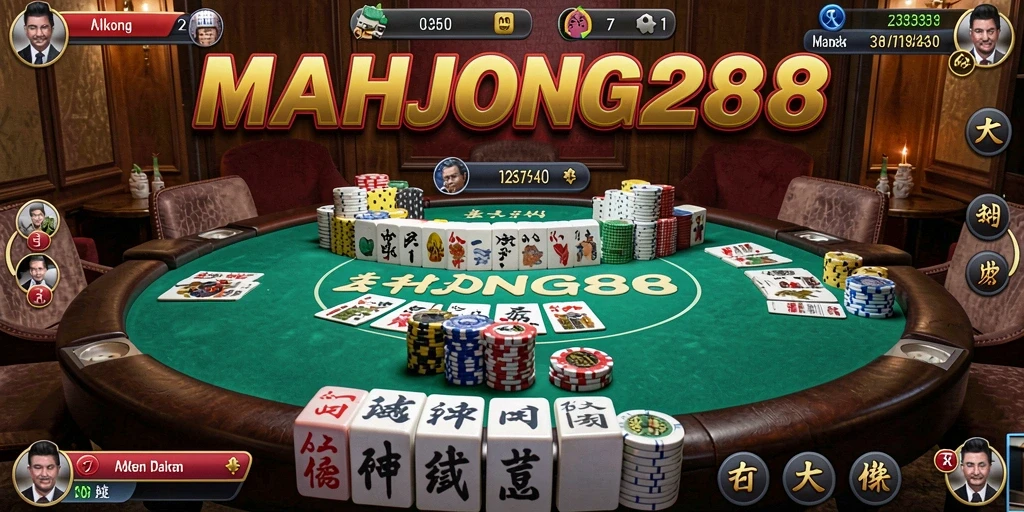 Tampilan gameplay seru dan menantang di MAHJONG288.