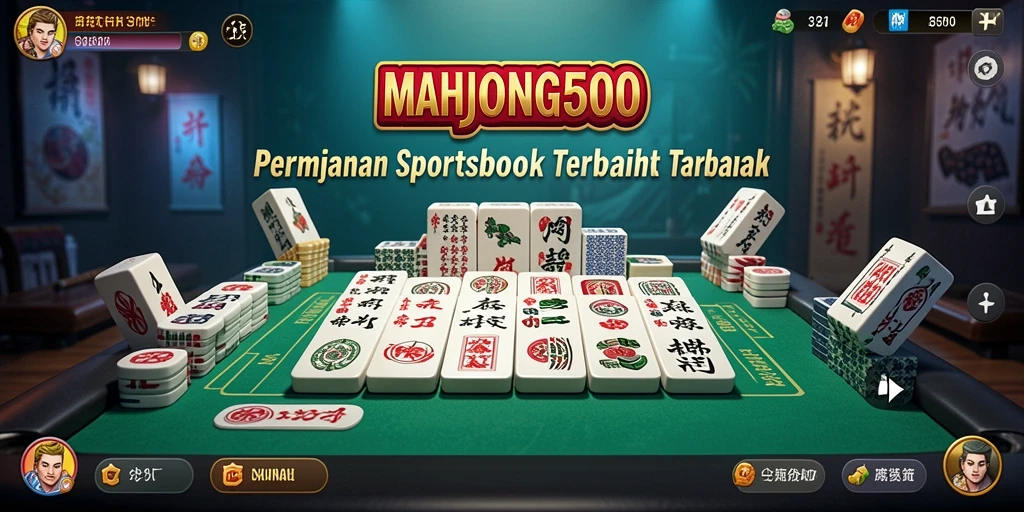 Tampilan layar utama MAHJONG500 dengan berbagai opsi taruhan menarik.