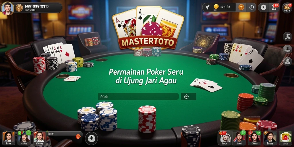 Tampilan gameplay menarik dari MASTERTOTO yang menampilkan aksi Poker seru.