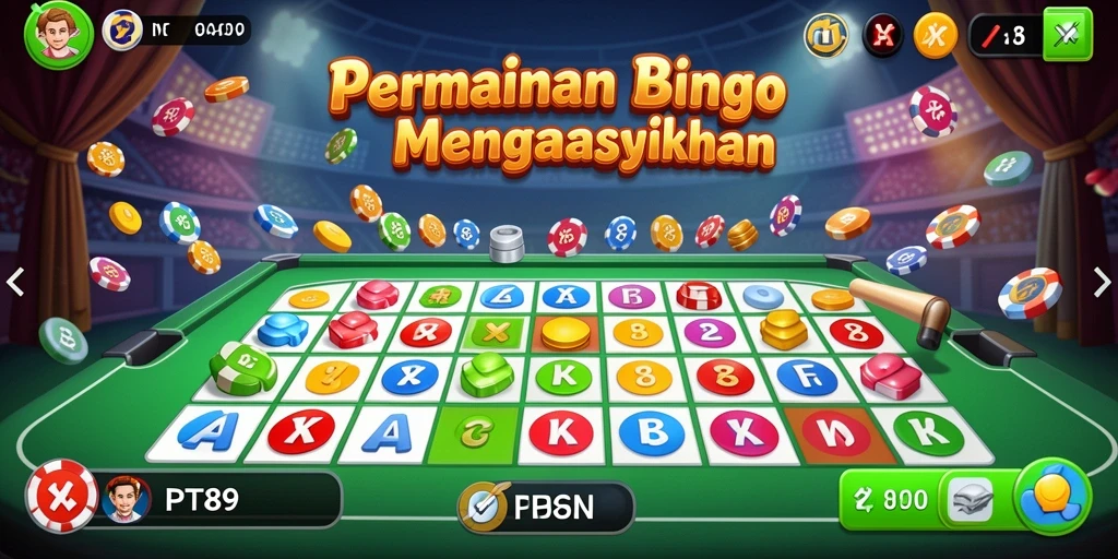 Tampilan gameplay menarik dari permainan Bingo PT89.