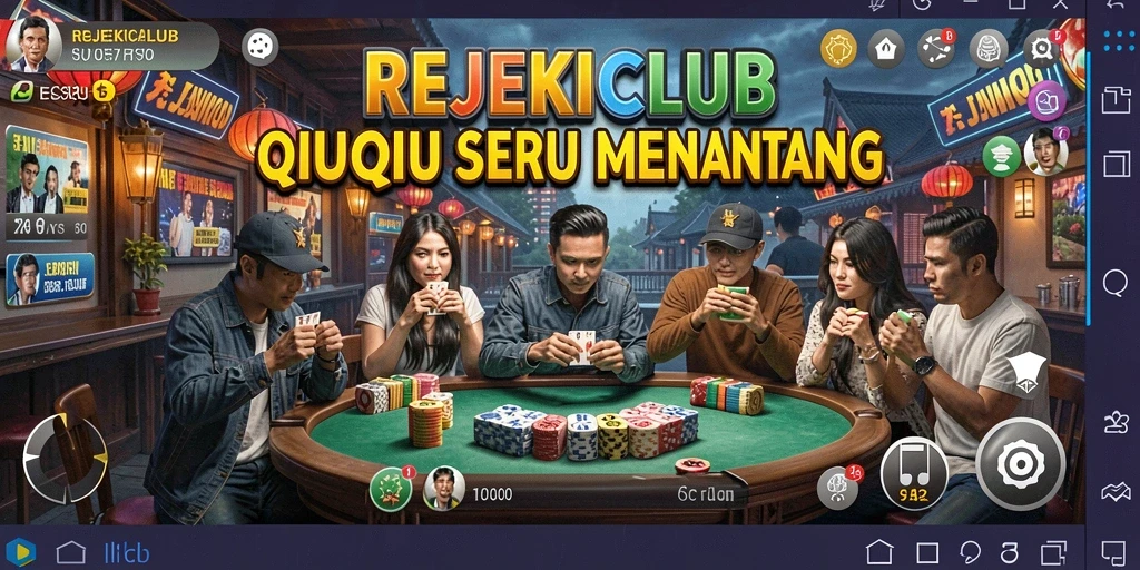 Tampilan gameplay QiuQiu yang menarik dan interaktif.