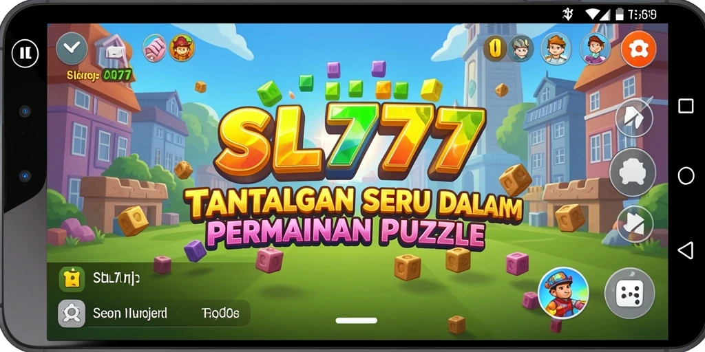 Screenshot gameplay SL777 menampilkan tantangan puzzle yang menarik.