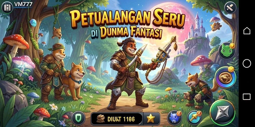 Gameplay seru dan menantang dalam petualangan fantasi VM777.