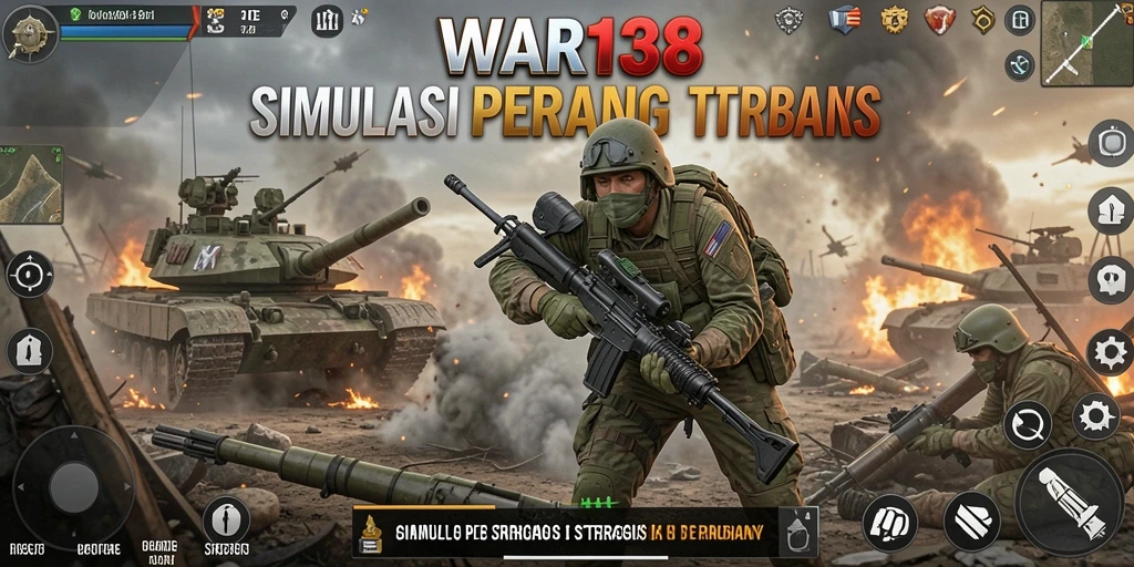 Tampilan gameplay menegangkan dalam WAR138 yang penuh strategi.