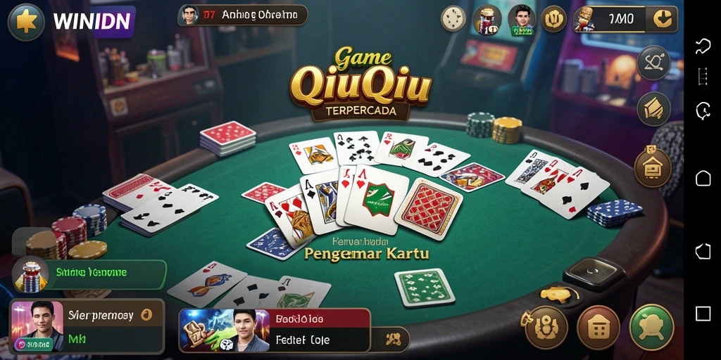 Tampilan gameplay QiuQiu yang menarik di WINIDN.