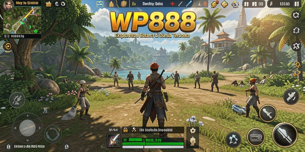 Tampilan permainan yang memukau di dunia terbuka WP888.